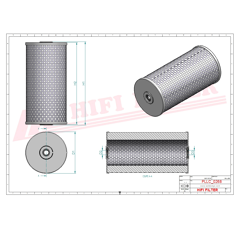 Filtre à huile adaptable HIFI FILTER SO3357