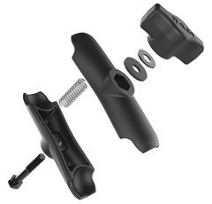 Bras standard seul pour boule Ø 2,54 cm | RAM