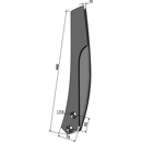 Randleitblech - links Farmet Duolent Nachbau 