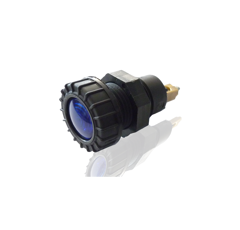 Lampe de contrôle bleue à 2 fiches 12 V