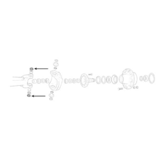 Bague pour tracteur CASE IH F180300021120 adaptable