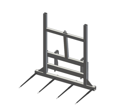 Pic bottes frontal Ø 45 mm pour type d'attelage CASE IH adaptable