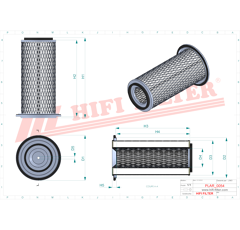 Filtre à air adaptable HIFI FILTER SA11551