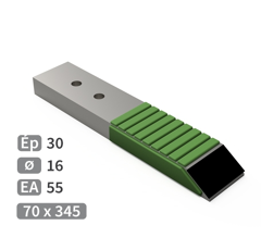 Pointe de décompacteur carbure et rechargement ASKEL 345x70 mm adaptable