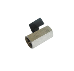 Messingkugelhahn Gesamtlänge 49 mm  MKH12D