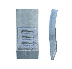 Boquilla de soldadura curvado con placas de carburo y recubrimiento TOUTES MARQUES adaptable