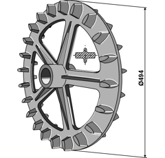 Crosskill-Ring Ø 494 mm – Nachbau  
