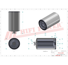 Filtre à gasoil adaptable HIFI FILTER SN200
