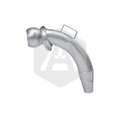 Coude raccord mâle + cône de réduction Ø 150 mm adaptable