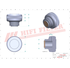 Filtre d'aération adaptable HIFI FILTER FS273