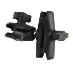 Boule Ø 2,54 cm sur tige pour double montage | RAM