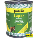 Corde SUPER blanc/vert rouleau de 200 m - PATURA