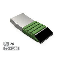 Boquilla de soldadura curvado con placas de carburo y recubrimiento TOUTES MARQUES adaptable