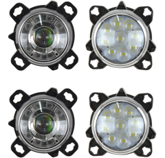 Phare de travail Rond 1 LED 10-30V 31W 1320 / 4050 lumens pour MASSEY FERGUSON adaptable