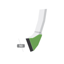 Rasette Droite avec plaquettes carbure et rechargement SULKY 720414 adaptable
