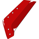 Wechselspitzenschar - 18“ - links PK801401M Vogel und Noot by Muzzi Industrie