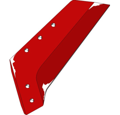 Wechselspitzenschar - 18“ - links PK801401M Vogel und Noot by Muzzi Industrie