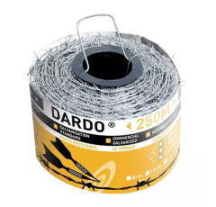 Fil barbelé DARDO galvanisé dur Ø1,7 mm - rouleau de 250m | MRT