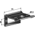 Bride de fixation dent 70 x 8 mm adaptable BlackSteel©