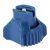 Standarddüse NOAZAL KWIX AFX 80° 03 blau & Dichtungen