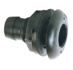 Traversée de Cloison Cannelée Int. 1"1/2 - Ext. 2"x50