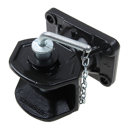 Flanschzugmaul mechanisch, drehbar,Flanschmaß 160x100 mm, Ø 32 mm Bolzen, Bolzen, Scharmüller