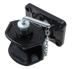 Flanschzugmaul mechanisch, drehbar,Flanschmaß 160x100 mm, Ø 32 mm Bolzen, Bolzen, Scharmüller