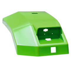 Allonge garde-boue droit avec éclaire plaque pour tracteur JOHN DEERE L101648 adaptable