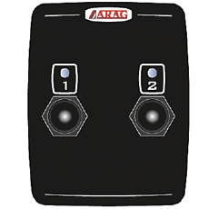 Boîtier de commande pulvérisation 2 tronçons faisceau 4 m - ARAG