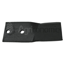 Fléau pour broyeur 195x75mm, droit PERFECT 3.13282 adaptable 