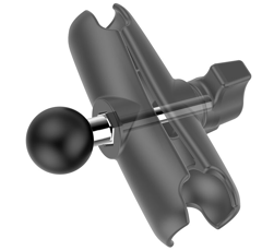 Boule Ø 2,54 cm sur tige pour double montage | RAM