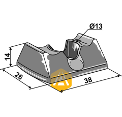 Pièce pour maillon FRISTEIN 13713 adaptable