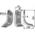 Lame droite pour fraise KUHN K1620010 adaptable