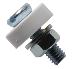 Kennzeichenschraube KZS620WEISS ohne PVC-Kappe - 100 Stk.