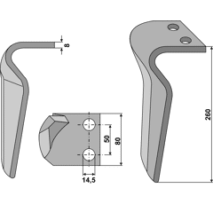 Kreiseleggenzinken - rechts RHORT05R RH  Alpego