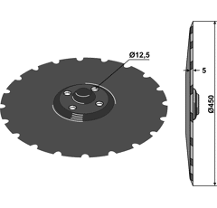 Hohlscheibe, gezahnte 466947N Väderstad by Niaux
