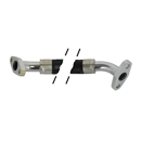 Tuyau hydraulique avec raccords pour téléscopique MANITOU 702027 adaptable