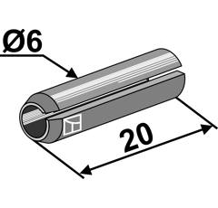 Spannstift - Ø6x20