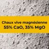 Chaux vive magnésienne 55% CaO - 35% MgO Poudre