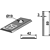 Cuchilla rotativa para segadora FARENDLOSE 8-076   adaptable - BlackSteel©
