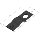 KM-Klinge gewellt 106x47x3 LochØ: 21 mm 434120N Deutsche EA-Qualität Härte 50+ 