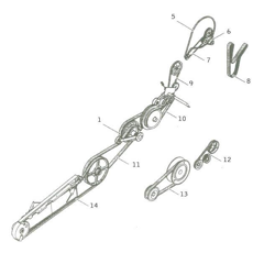 Correa trapezoidal para cosechadora-trilladora NEW HOLLAND 80919739 adaptable