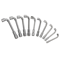 Jeu de 10 clés à pipe débouchées 6 pans | KS TOOLS
