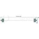Rouleau émotteur Ø 850 x 310 mm pour cultivateur adaptable