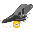 Gabelzinken re für Lader JCB 531.03208 Nachbau  