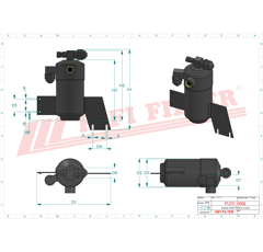 Deshydrateur Climatisation adaptable HIFI FILTER DYH50013