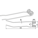 Dent de fenaison pour andaineur PÖTTINGER 436.141 adaptable - BlackSteel©