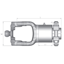 Freilaufkupplung BR2W2338RD- 1 3/8" Z6 Ziehverschluss Benzi