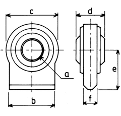 Rotule plate à souder Ø 67 mm adaptable