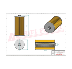 Filtre à gasoil adaptable HIFI FILTER SN80009